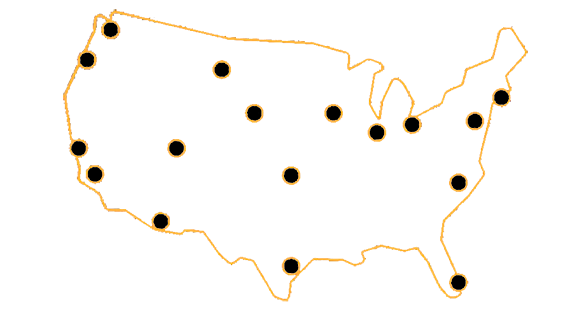 USBG USA Map