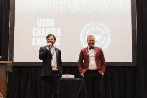 Award Presenters Cole T. Newton and Bradley Smith